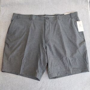NWT PGA Tour Airflux Golf Shorts Men’s 50 Gray Performance Mesh Big & Tall